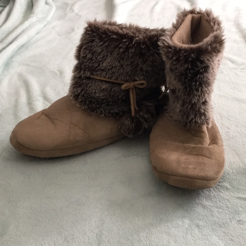 Fuzzy slippers